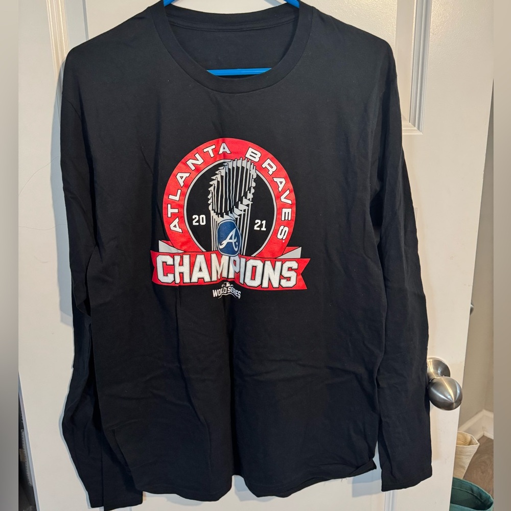 Atlanta Braves 2021 World Series medium long sleeve Tshirt